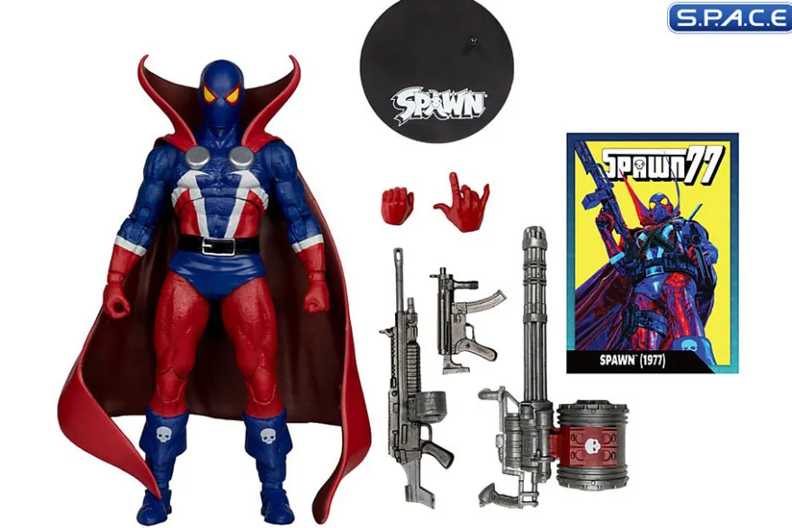 Spawn 1977 red & blue Suit - Platinum Edition