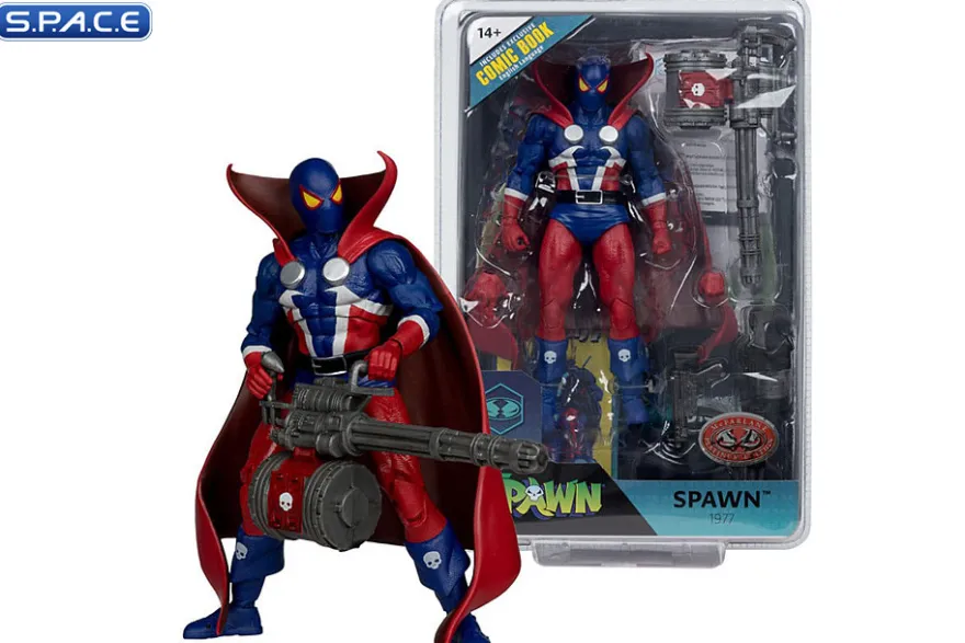 Spawn 1977 red & blue Suit - Platinum Edition