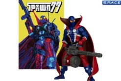 Spawn 1977 red & blue Suit - Platinum Edition
