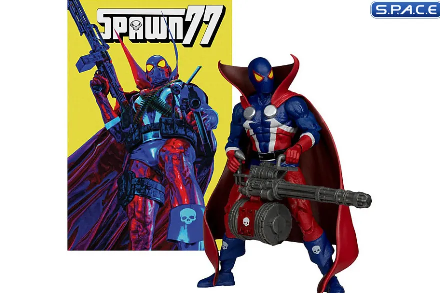 Spawn 1977 red & blue Suit - Platinum Edition