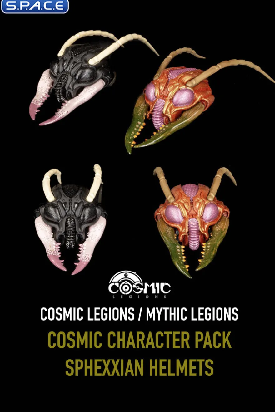 Sphexxian Helmets Cosmic Character Pack