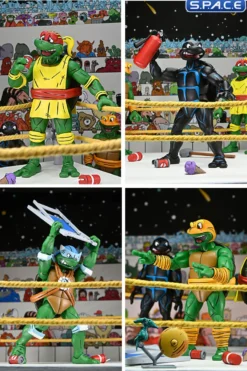 Stump Wrestling Turtles 4-Pack