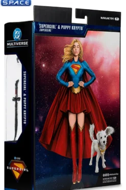 Supergirl & Puppy Krypto from Supergirl