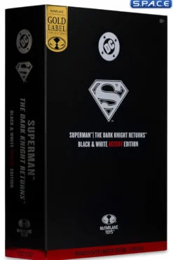 Superman from The Dark Knight Returns - black & white Accent Edition