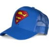 Superman Logo Trucker Cap blue