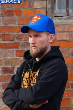 Superman Logo Trucker Cap blue