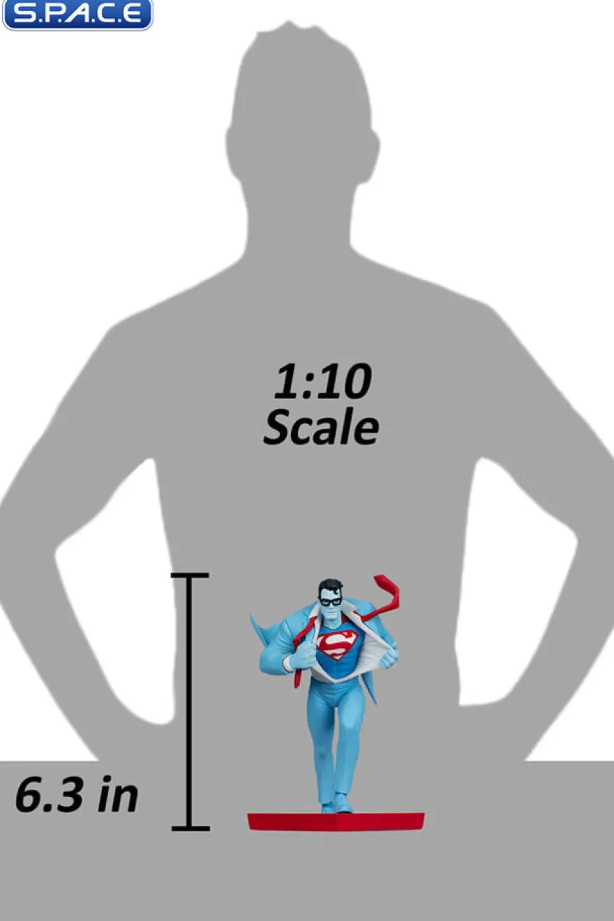 Superman red & blue Statue by Clayton Henry
