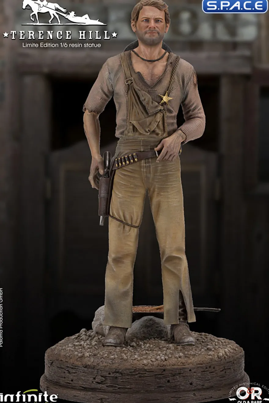 Terence Hill as Trinity Old & Rare Statue