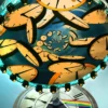 The Dark Side of the Moon »Time« Projection Screen Rock Iconz on Tour Statue
