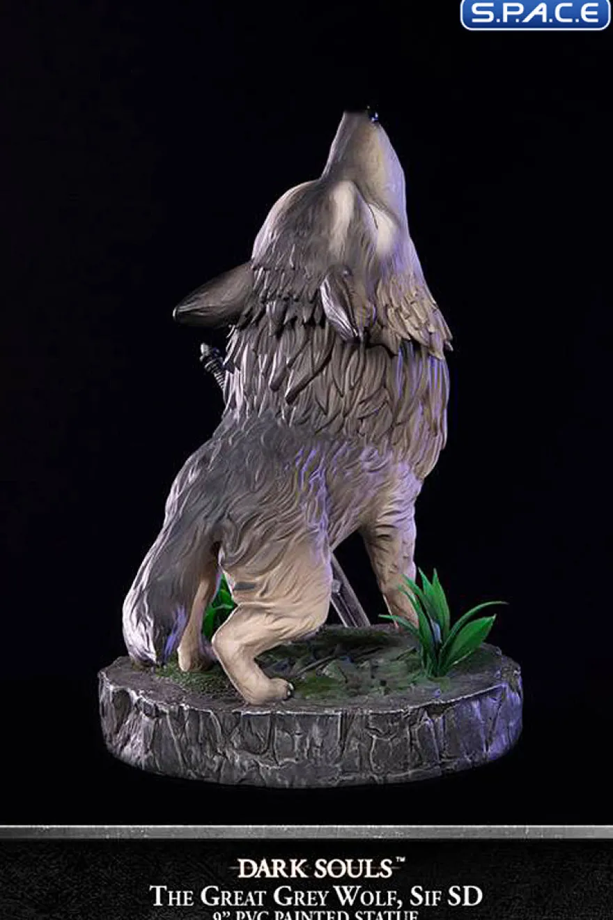 The Great Grey Wolf Sif Super Deformed PVC Statue