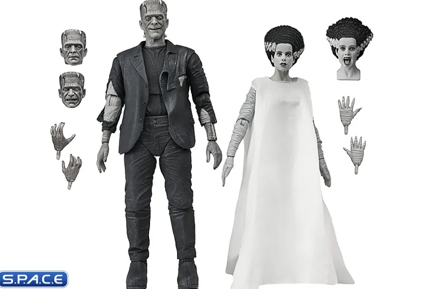 The Monster and his Mate 2-Pack - black & white Version
