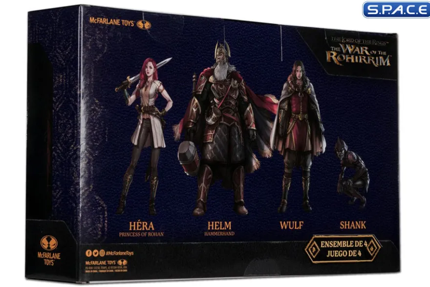 The War of the Rohirrim Gold Label Collection 4-Pack