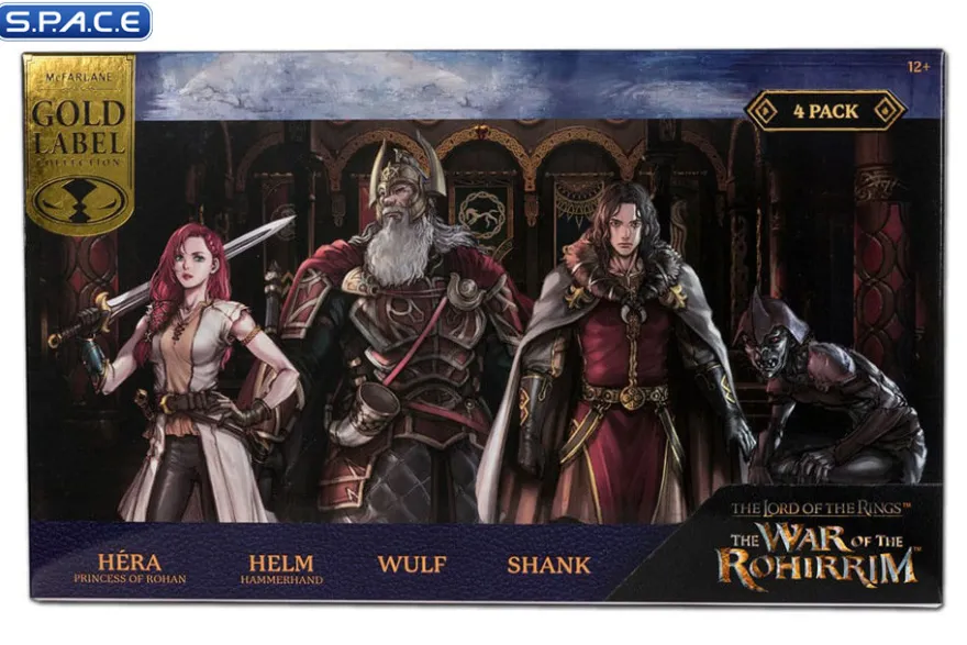 The War of the Rohirrim Gold Label Collection 4-Pack