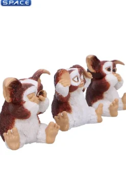 Three Wise Gizmo Statue Set