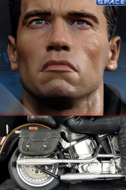 T-800 on Motorcycle Statue