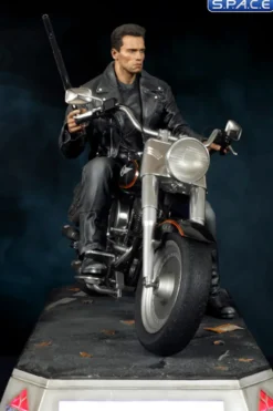 T-800 on Motorcycle Statue