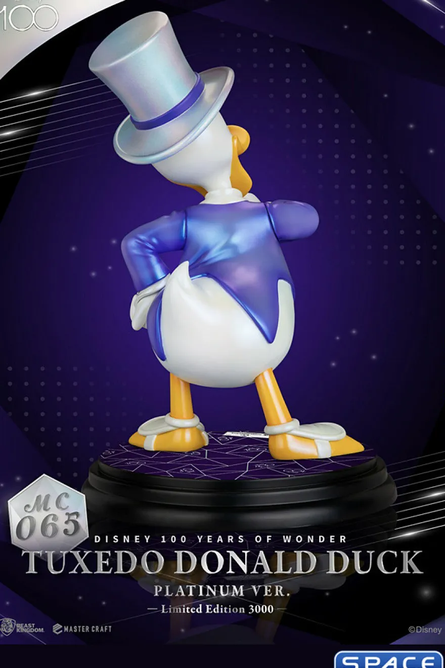 Tuxedo Donald Duck Master Craft Statue - Platinum Version