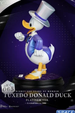 Tuxedo Donald Duck Master Craft Statue - Platinum Version
