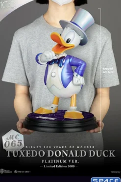 Tuxedo Donald Duck Master Craft Statue - Platinum Version