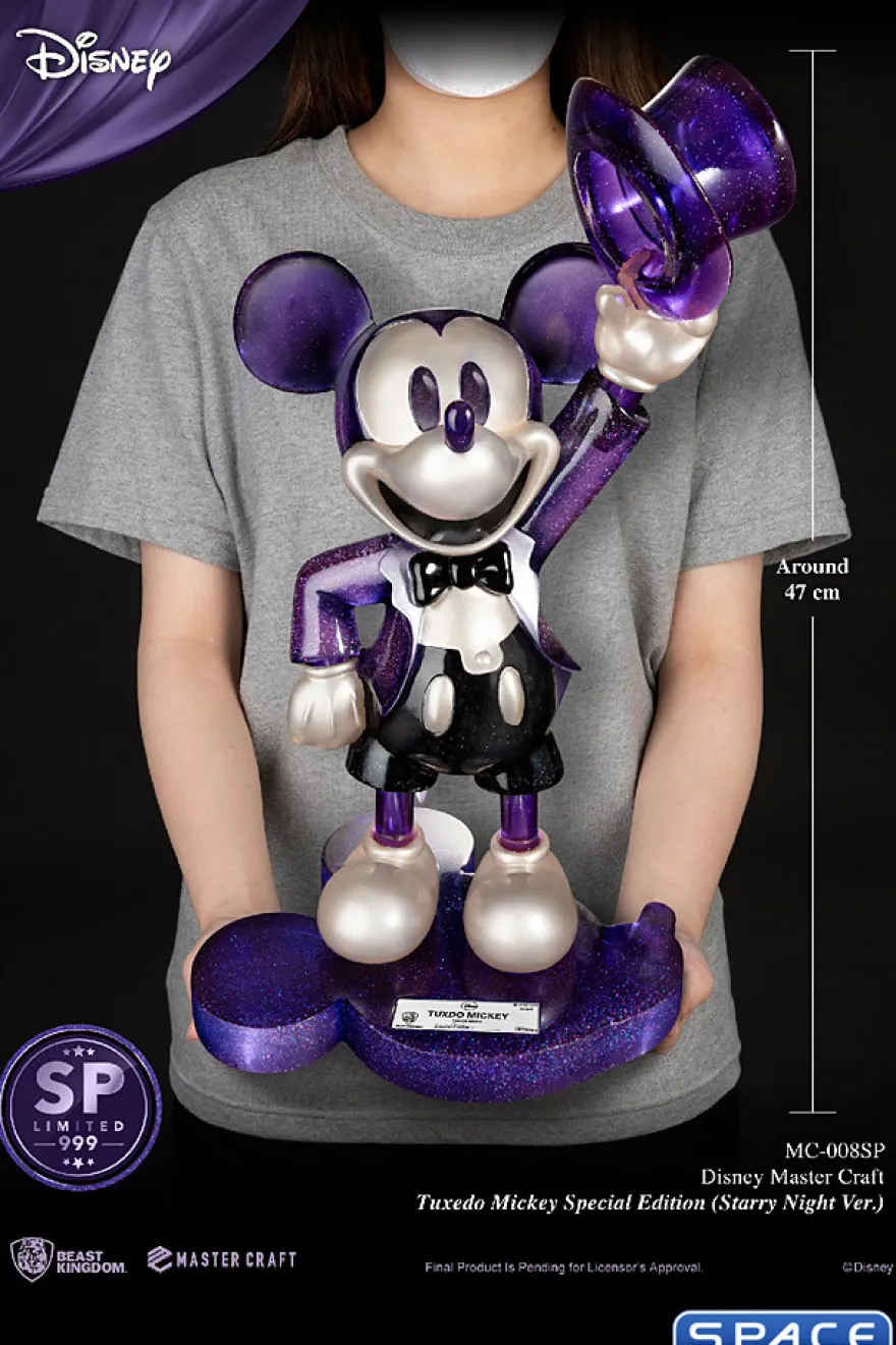 Tuxedo Mickey Master Craft Statue - Starry Night Version (Disney)