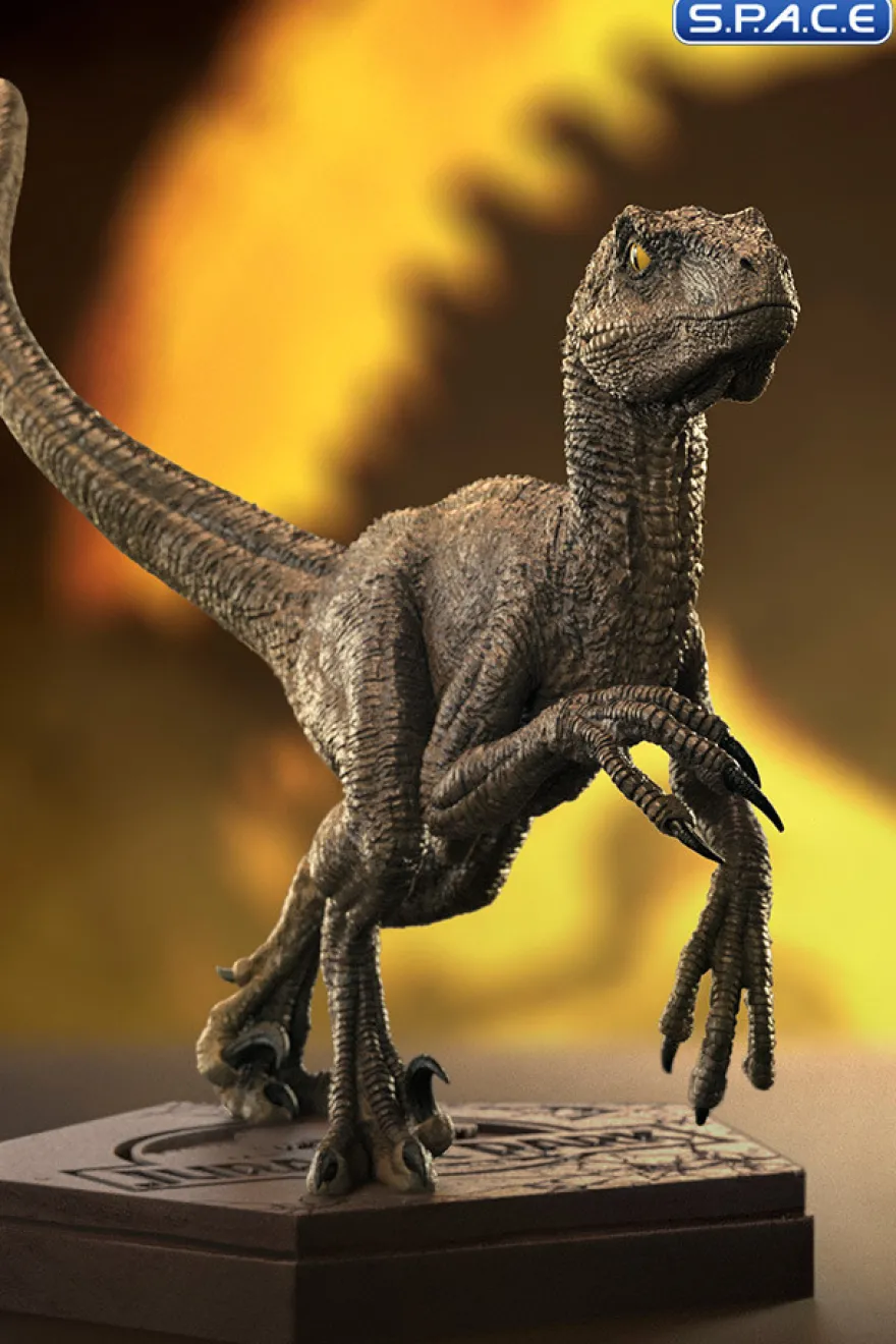 Velociraptor B Jurassic Park Icons Mini-Statue