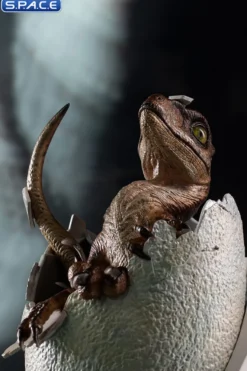 Velociraptor Egg Hatching Statue