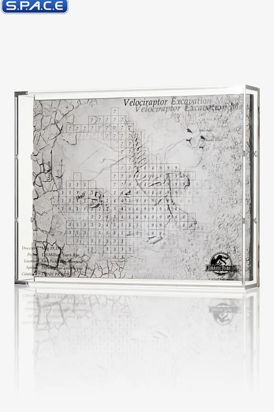 Velociraptor Excavation 3D Map