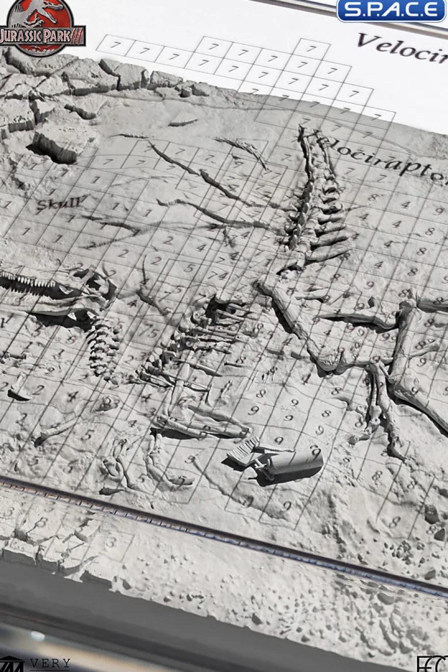 Velociraptor Excavation 3D Map