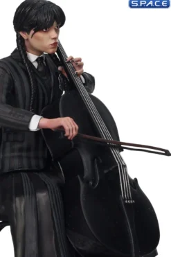 Wednesday with Cello PVC Statue