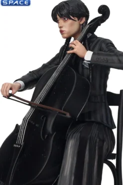 Wednesday with Cello PVC Statue