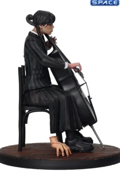 Wednesday with Cello PVC Statue
