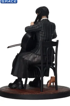 Wednesday with Cello PVC Statue